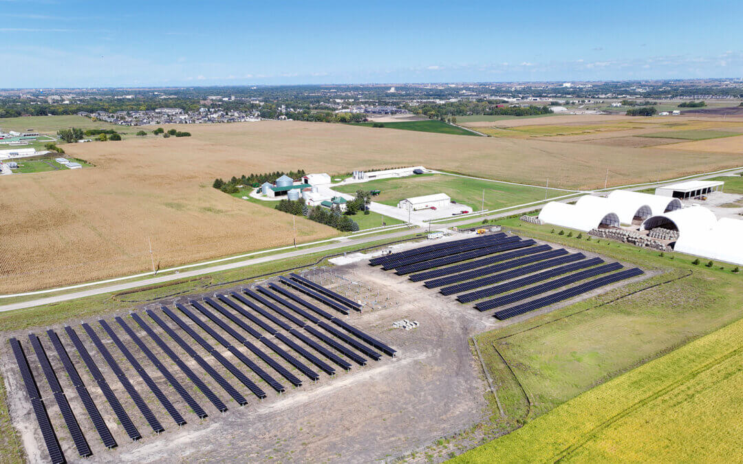 Ideal Energy Designs Groundbreaking ‘Agrivoltaics’ Solar Array alongside Iowa State University Scientists